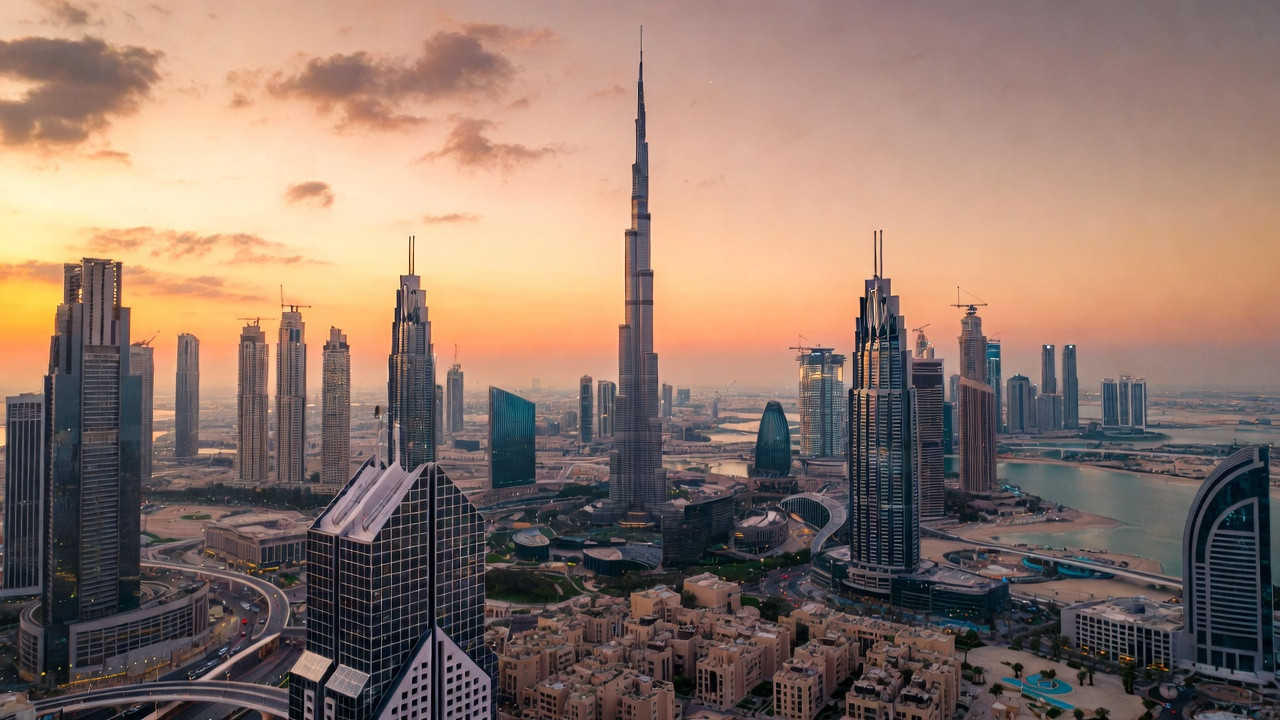 Image de dubai, vu du dessus