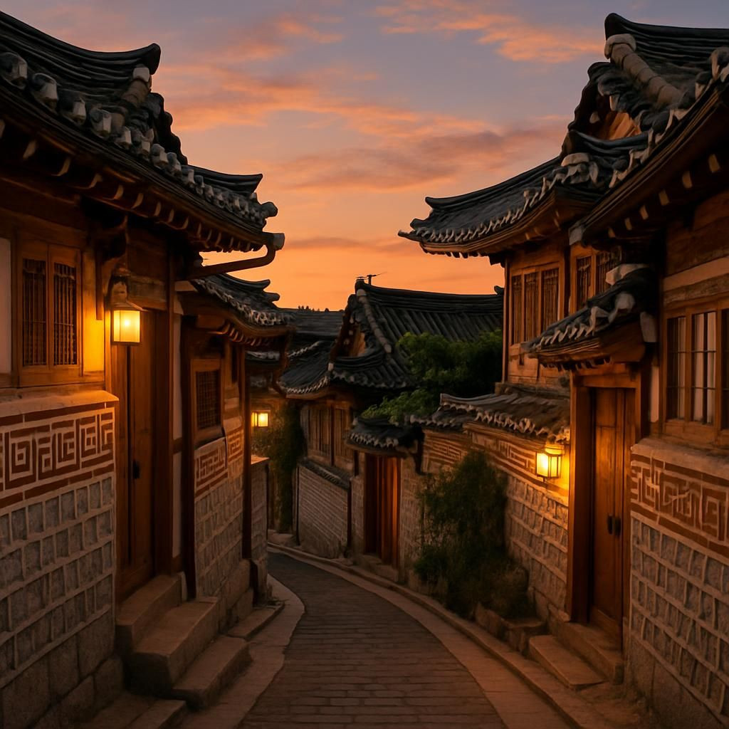 découvrez bukchon hanok village, un guide complet pour explorer le charme authentique de séoul à travers ses maisons traditionnelles coréennes, ses ruelles pittoresques et son riche patrimoine culturel.