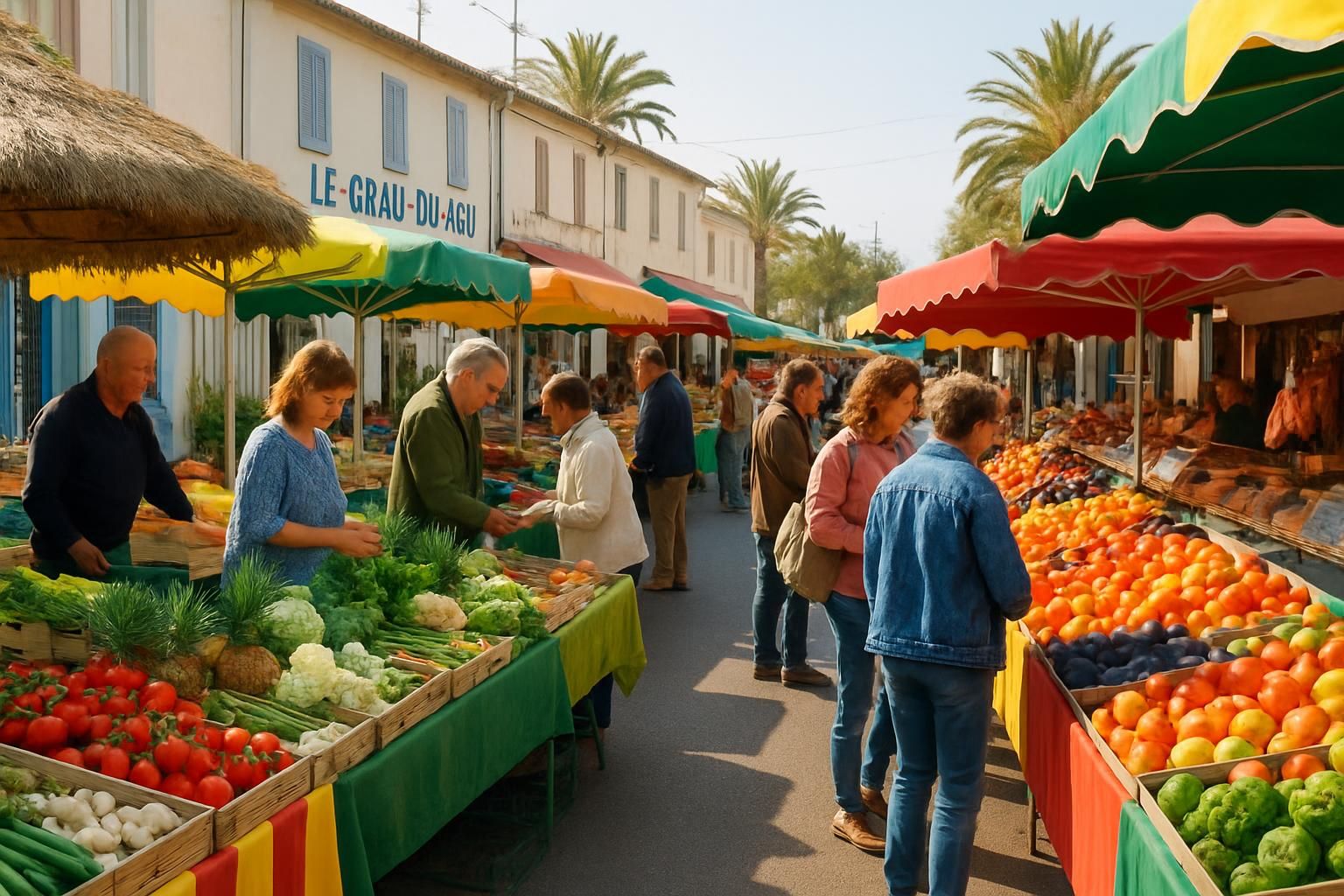 découvrez le marché du grau du roi, un lieu authentique où saveurs locales et ambiance conviviale se mêlent pour une expérience unique. guide complet pour bien profiter de votre visite.