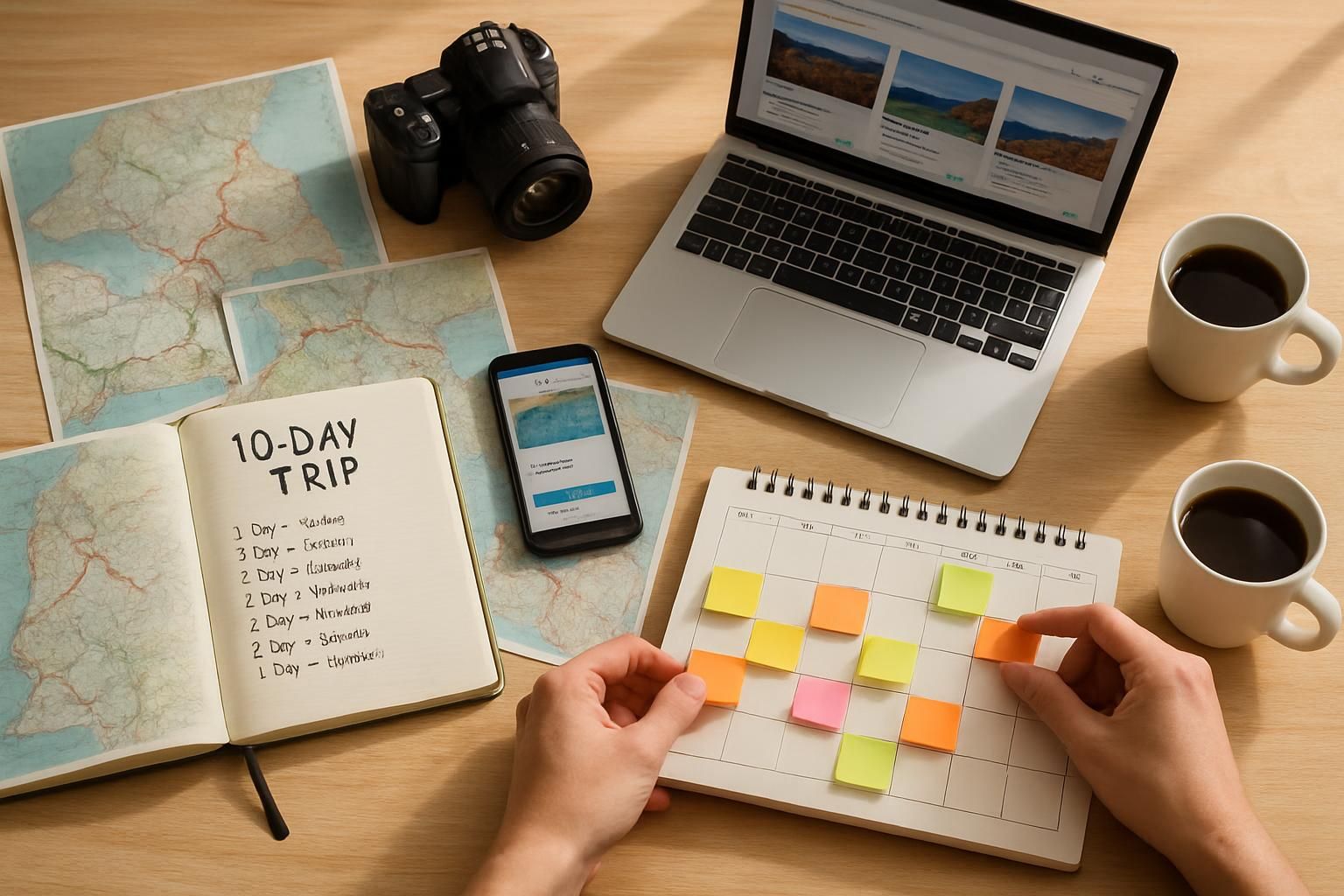 découvrez comment planifier un voyage de 10 jours étape par étape avec nos conseils pratiques pour organiser votre itinéraire, réserver vos hébergements et optimiser votre temps de séjour.