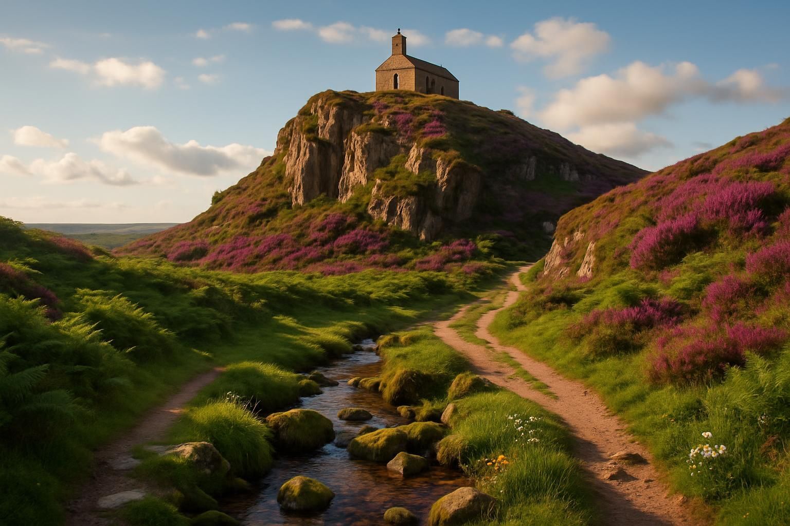 Explorez le Mont Saint-Michel de Brasparts, un trésor breton méconnu alliant nature, histoire et paysages époustouflants. Une aventure incontournable en Bretagne.
